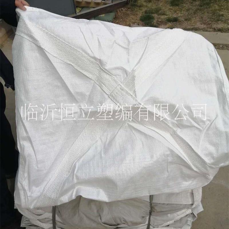 太空袋吨包矿粉港口装配方形集装袋2吨袋聚丙烯袋袋编织袋 白色图片