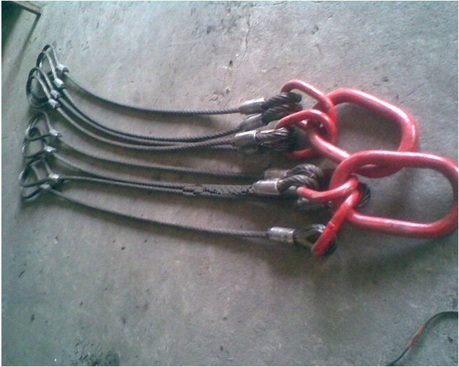 钢丝绳索具,大直径钢缆铰接索具,环形钢缆索具钢丝绳索具图片