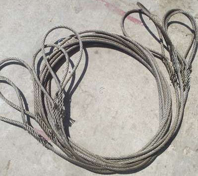 编头钢丝绳 插编起重吊装钢丝绳图片