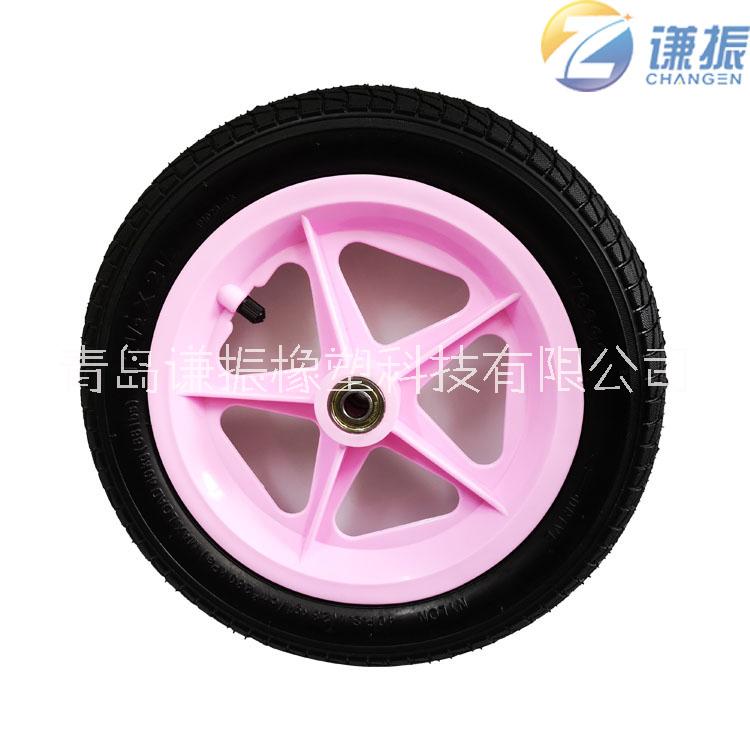 大量供应 12寸橡胶充气轮胎 童车塑料轮子 代步车轮 欢迎询问