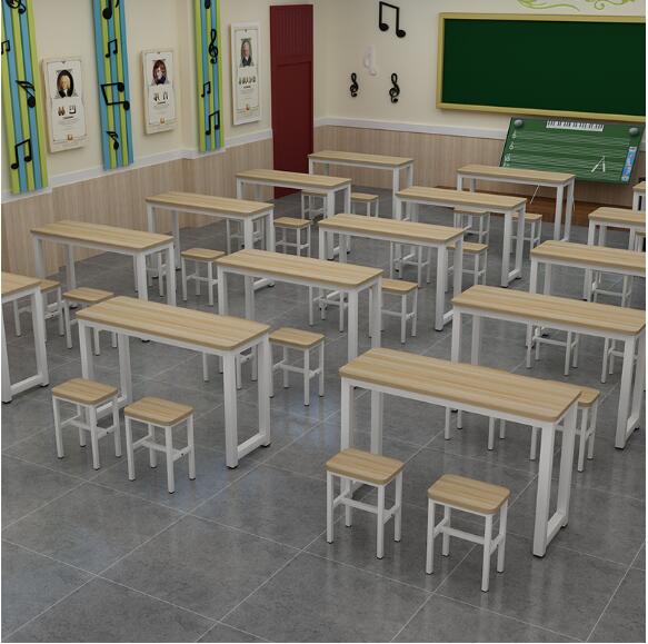 课桌合肥培训桌学生课桌椅培训班移动翻板条桌折叠桌工厂价格
