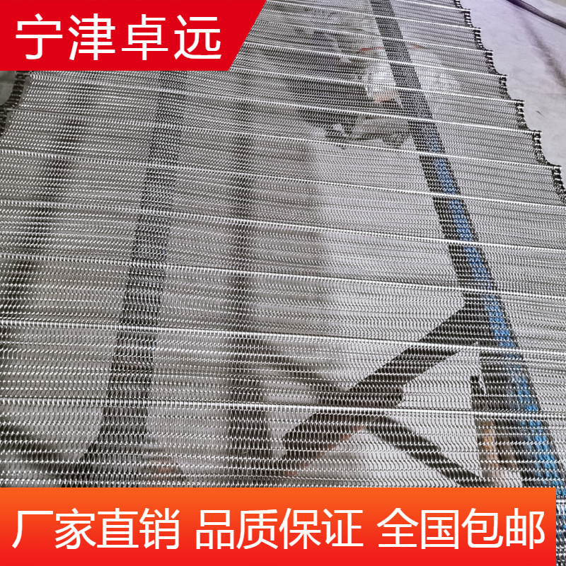 厂家直销米粉蒸煮网带304不锈钢传动带卓远定做加工