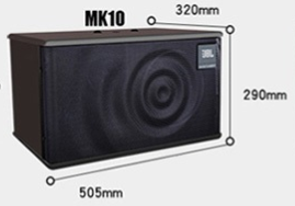 JBL  MK10家庭KTV音响 卡拉OK无源音箱 娱乐家用卡包音箱