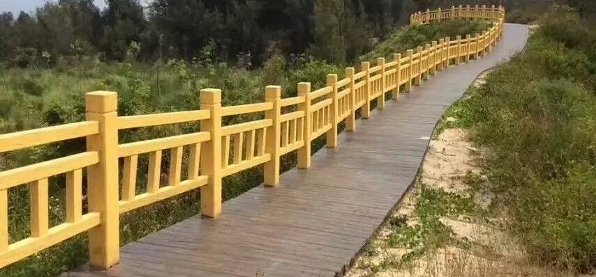 深圳仿木栏杆水利河道防护工程