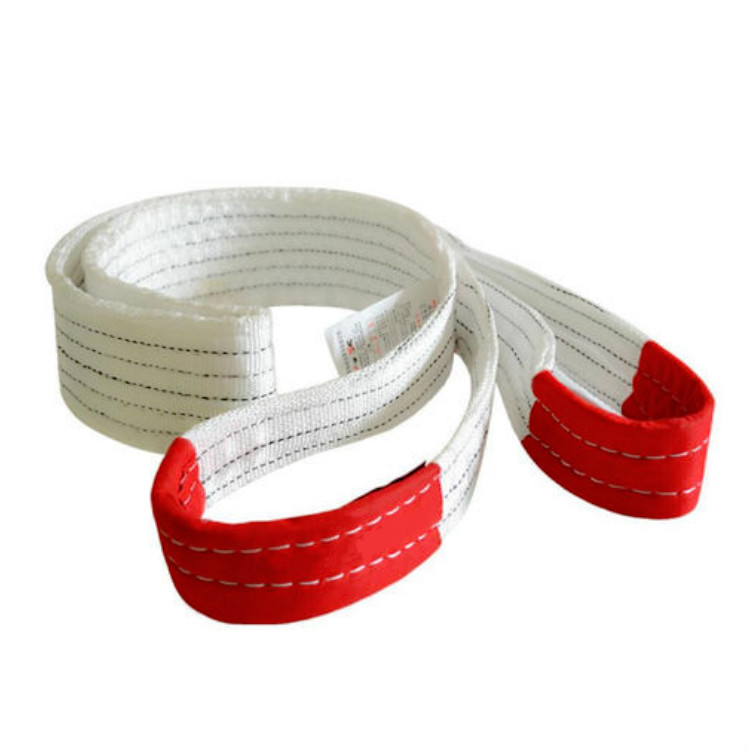 丙纶丙纶材质吊装带1-10T环型双扣起重吊带扁平吊装带定制