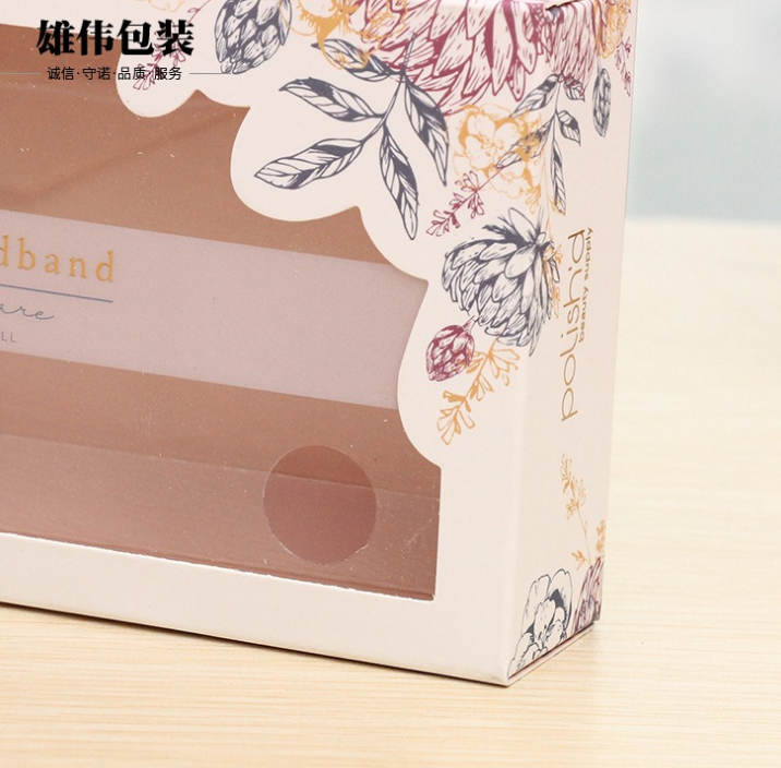 Pvc食品化妆品通用包装纸盒 银卡纸创意包装盒定制 环保彩印纸盒