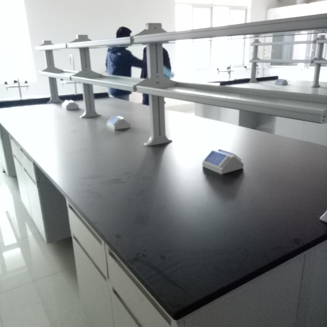 全钢钢木实验台实验室工作台试验操作台 试剂架边台化学实验桌化验台