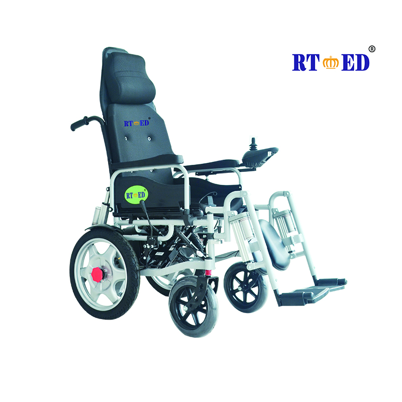 可折叠电动轮椅车-海迪科康复设备可折叠可遥控电动轮椅车