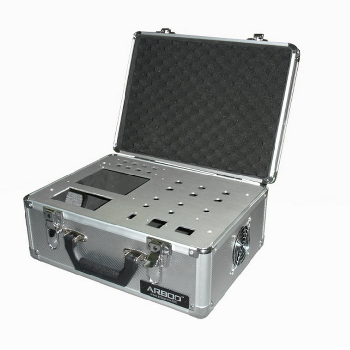 模型收纳箱五金工具铝面板设备箱 手提仪器仪表设备箱 产品展示箱 模型收纳箱