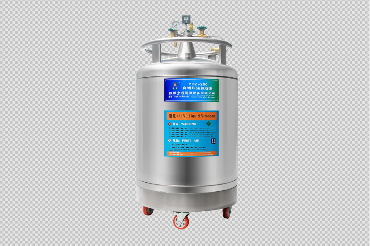 带数显液位150L自增压液氮容器/厂家直销