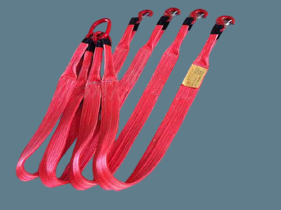 厂家可定制双层加厚涤纶吊带 扁平工业吊装带供应