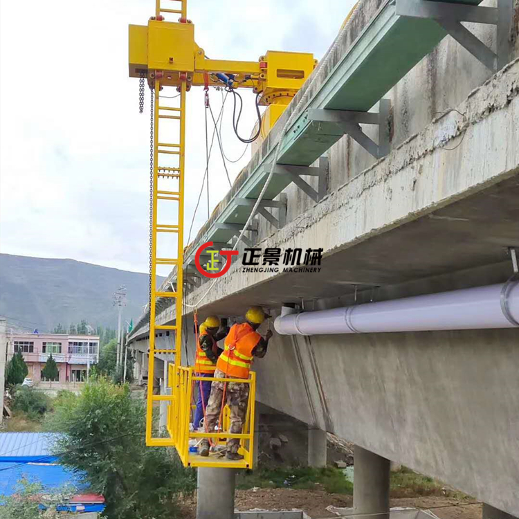 桥梁排水管安装机械 桥墩施工平台