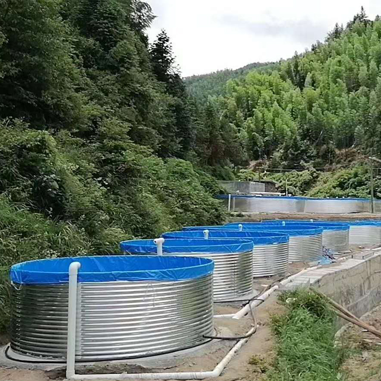 镀锌板养殖池牢固耐用蓄水池批发
