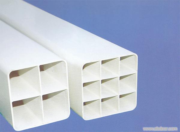 PVC栅格管厂家直销定做各种规格及异形管材