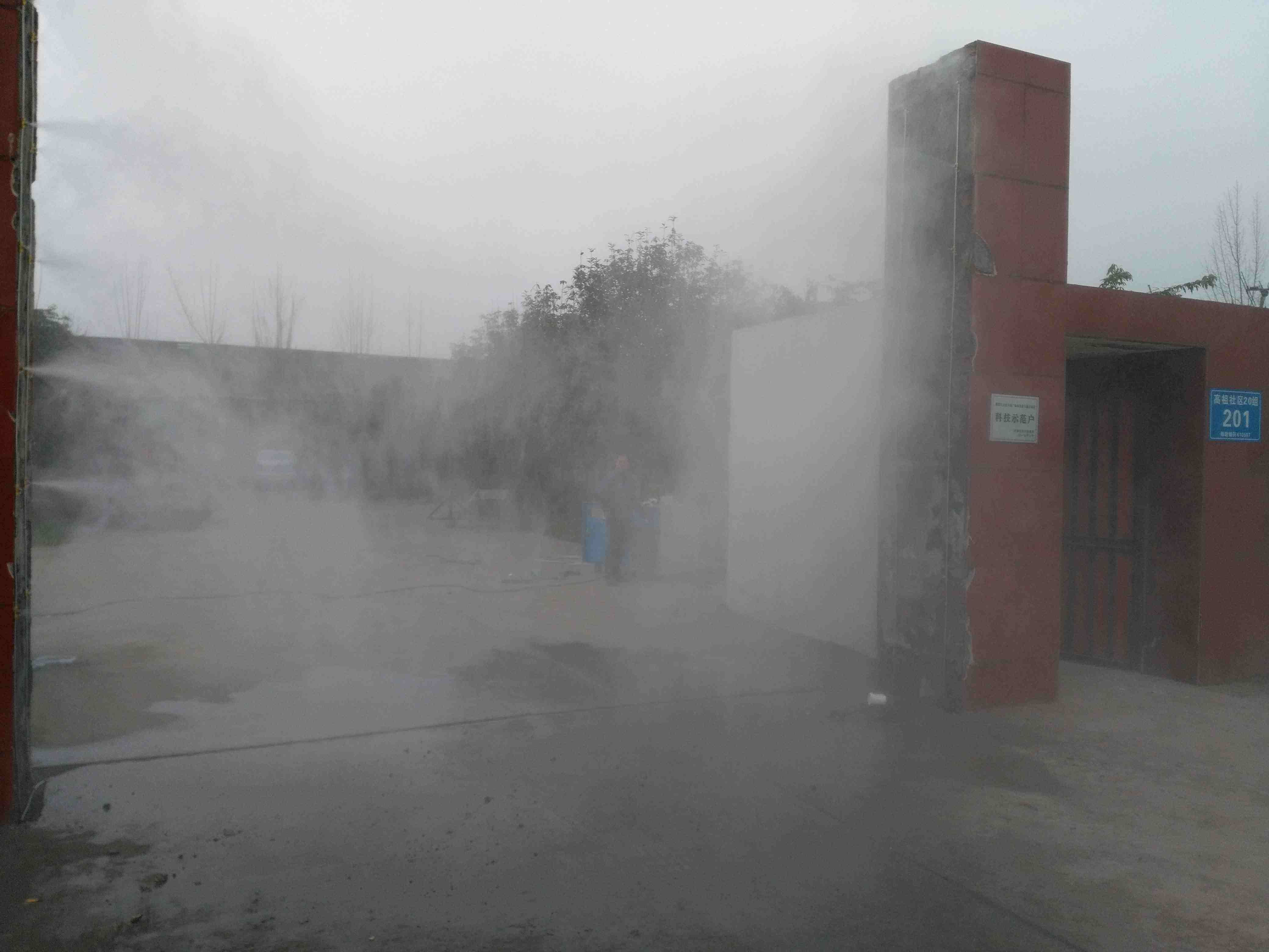 成都市贵州雨雾考场模拟喷雾设备厂家四川，甘肃，贵州雨雾考场模拟喷雾设备/自动感应模拟雨天系统安装厂家