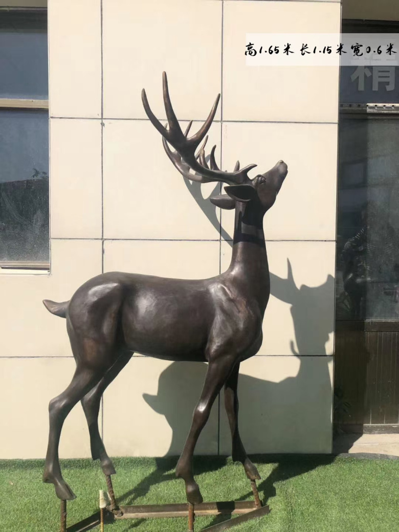 铸铜鹿雕塑 河北鹿雕塑厂家