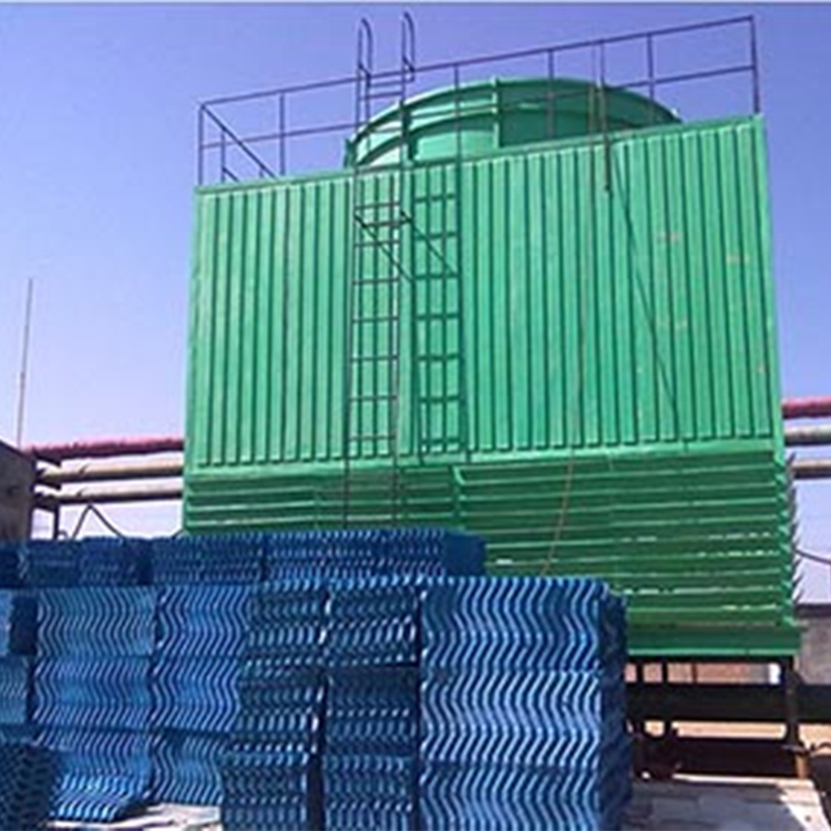 方型冷却塔玻璃钢方形冷却塔 循环干式冷却方形水塔 定制工业玻璃钢冷却塔 玻璃钢方型冷却塔