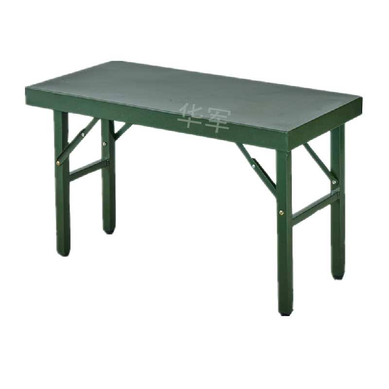 部队折叠桌椅 军绿色折叠桌 户外野营便携式多功能折叠桌部队单兵作业桌