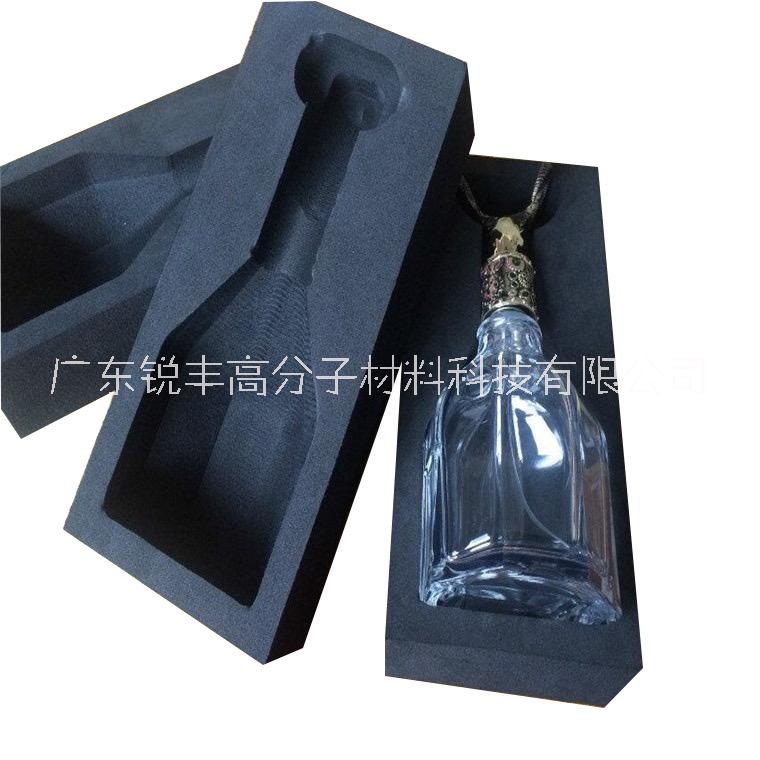 东莞厂家酒瓶EVA泡棉内衬内托 植绒内托包装片材图片