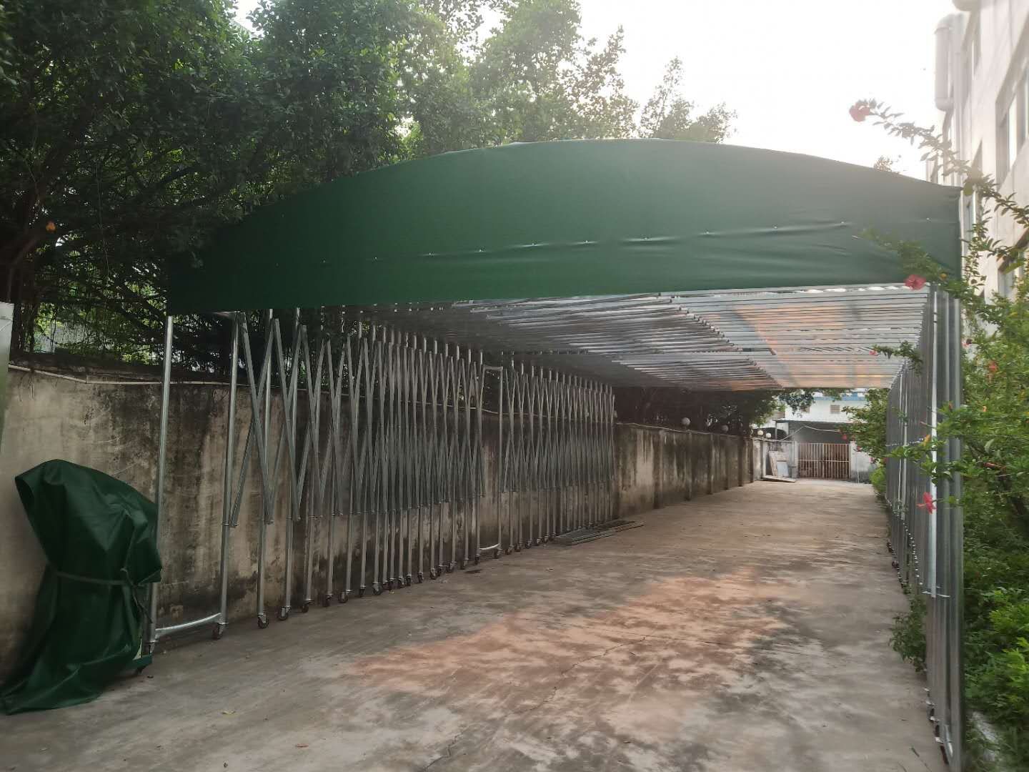 深圳遮阳棚定制生产厂家  电动雨棚制作安装