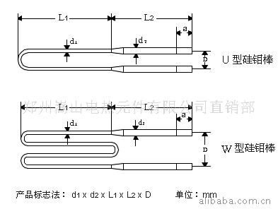 郑州市专用硅钼棒厂家齿型专用硅钼棒