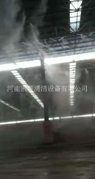 工厂降尘降温加湿高压微雾机图片