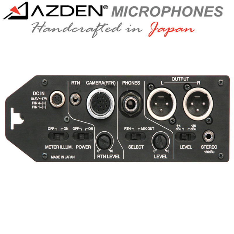 Azden FMX-42a 阿兹丹四通道便携式调音台 背包调音台 电池调音台 移动式调音台 4通道影视录音用调音台 四路
