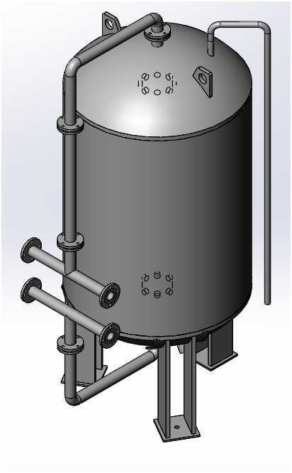 复极性电极电催化氧化反应器设备（设计定制）
