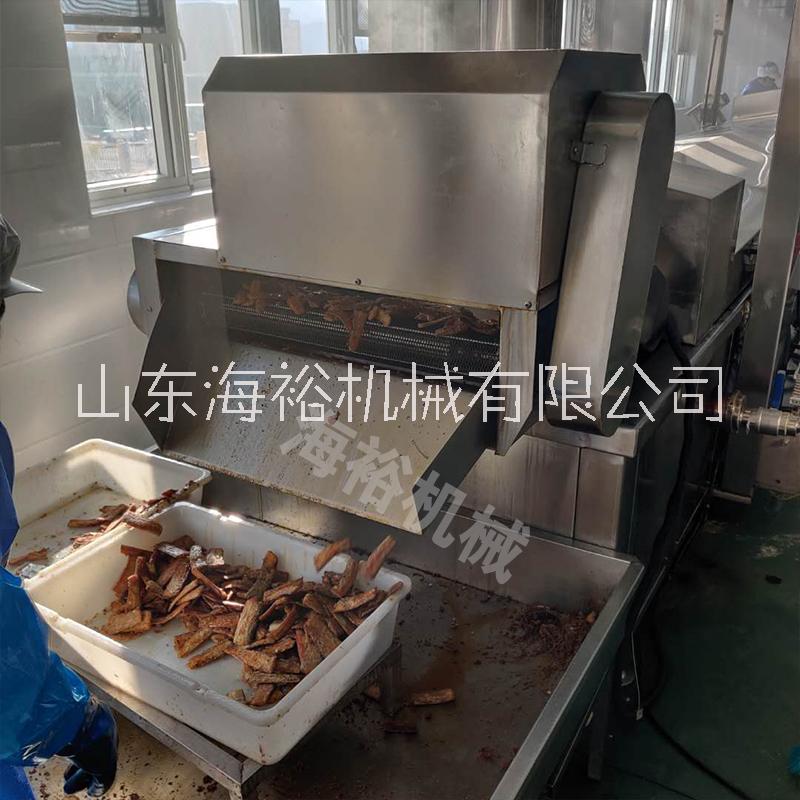 全自动鱼饼鱼豆腐油炸设备