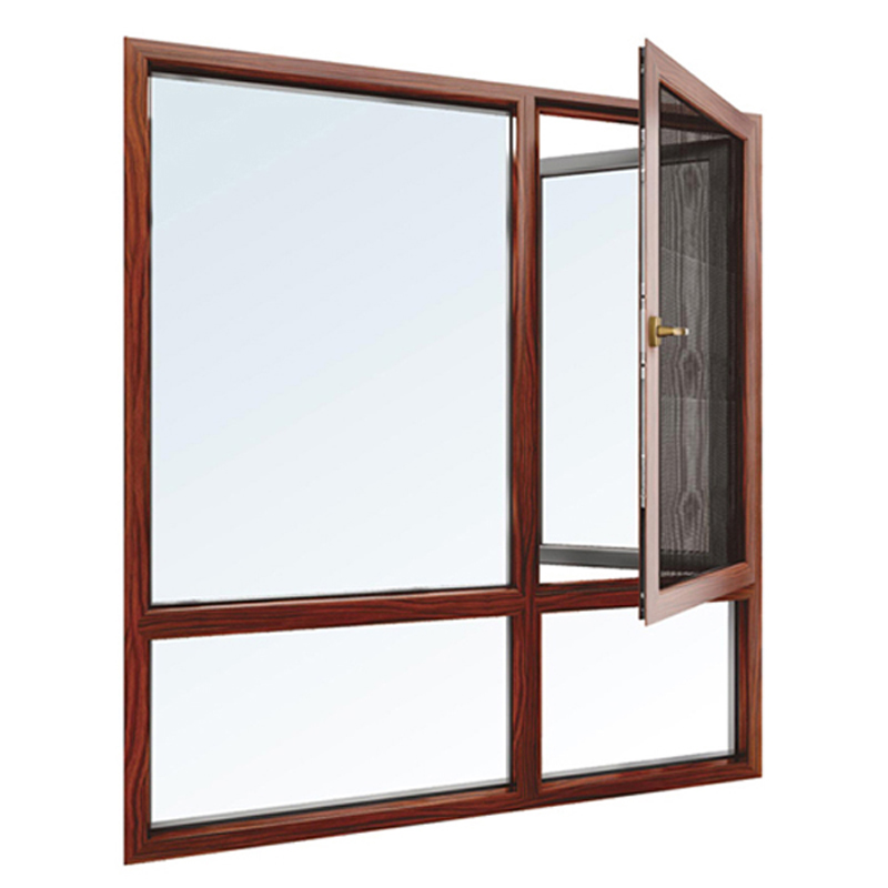 广东兴发铝材 帕克斯顿门窗系统125双平开金钢网一体窗 平开窗
