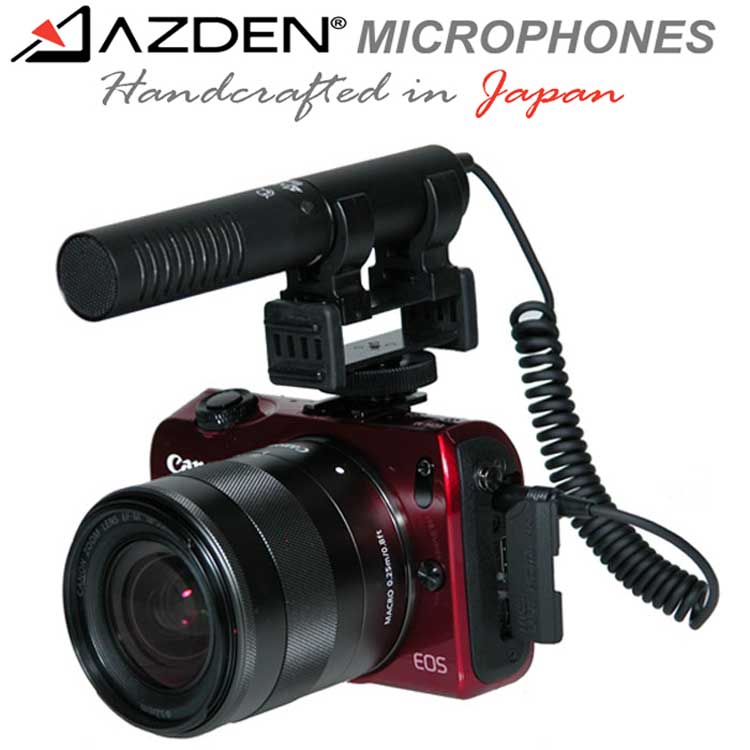Azden SMX-20 阿兹丹单反相机 录音麦克风 机头麦 立体声话筒 单反相机用