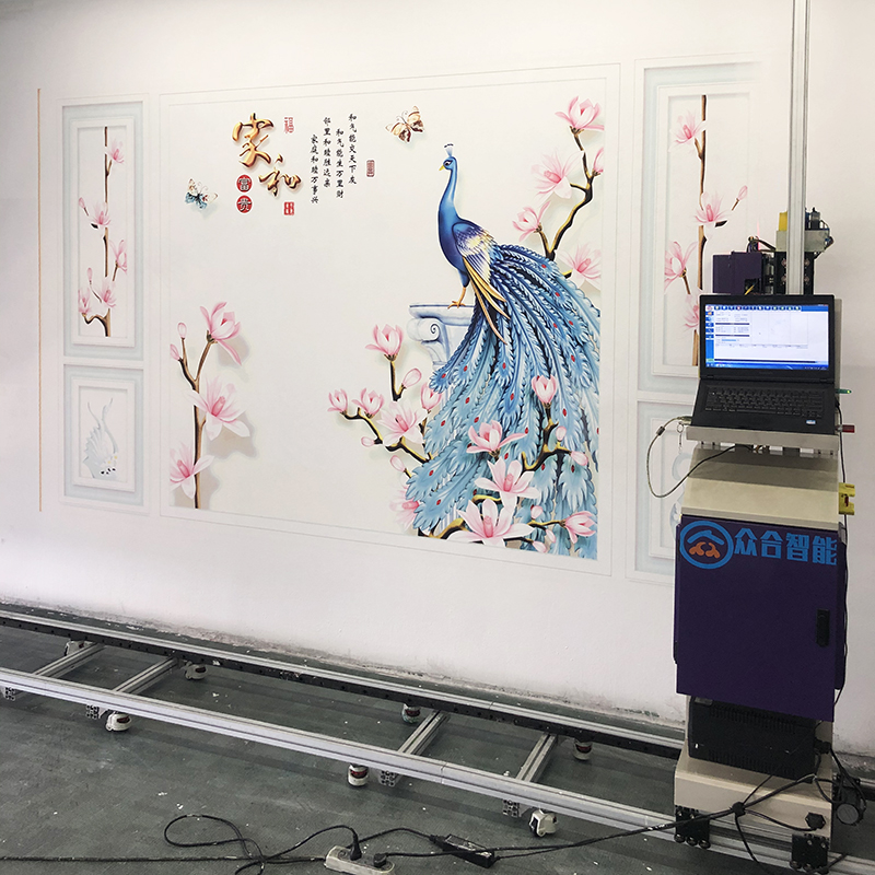 深圳合众 便捷式3D室内墙面壁画广告喷绘机