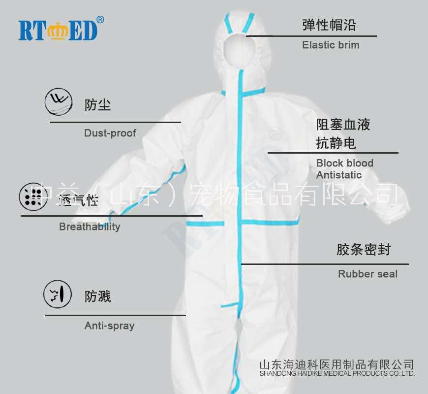 海迪科一次医用防护服海迪科防护