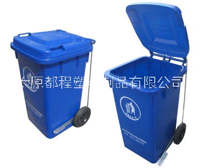 塑料垃圾桶120L|太原都程全新料垃圾桶|都程小区垃圾桶|垃圾桶厂价批发