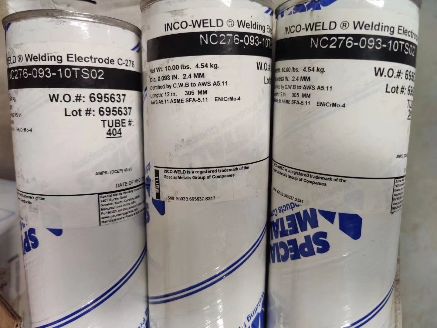 超合金焊丝ERNiCrMo-3 INCONEL625合金、INCOLOY 825\25-6MO