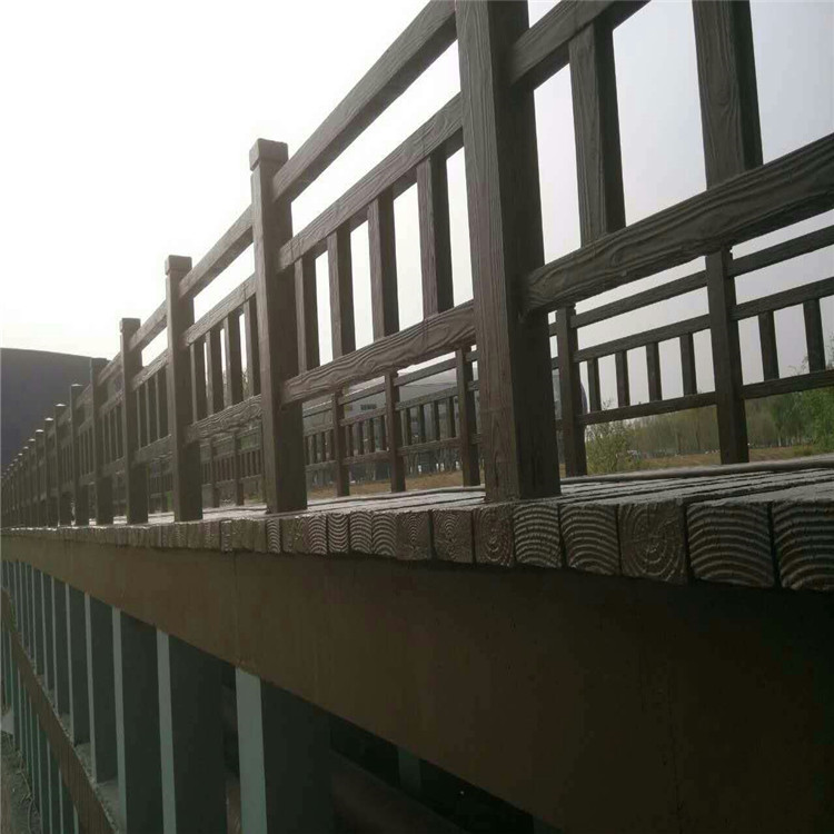 山东 仿木栏杆 防腐栏杆生产厂家 可定制颜色尺寸