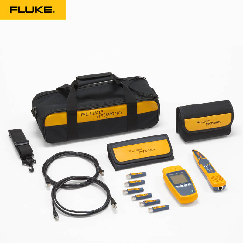 Fluke多功能网线测试仪MS-POE福禄克电缆验测仪套装