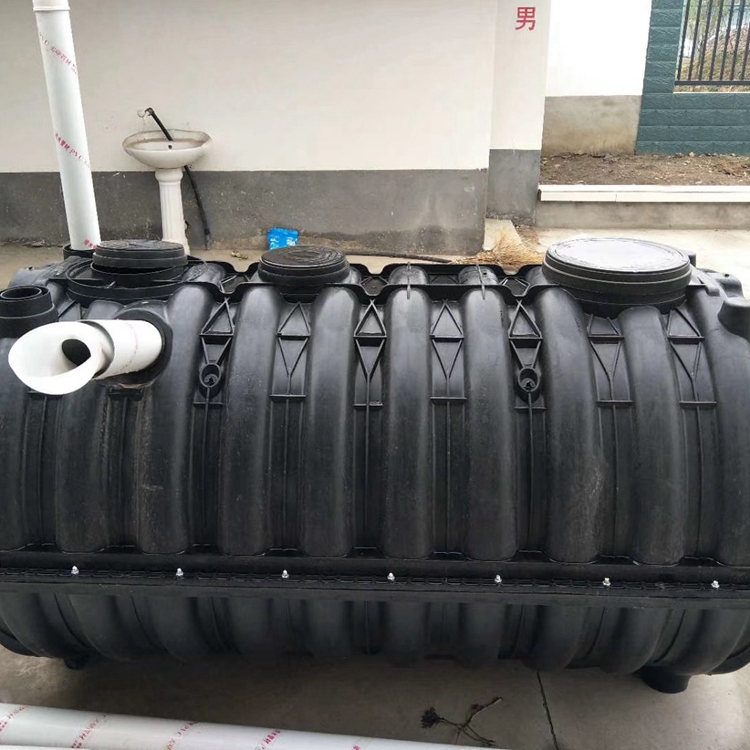 河南省郑州平顶山塑料三格式化粪池 塑料化粪池厂家图片