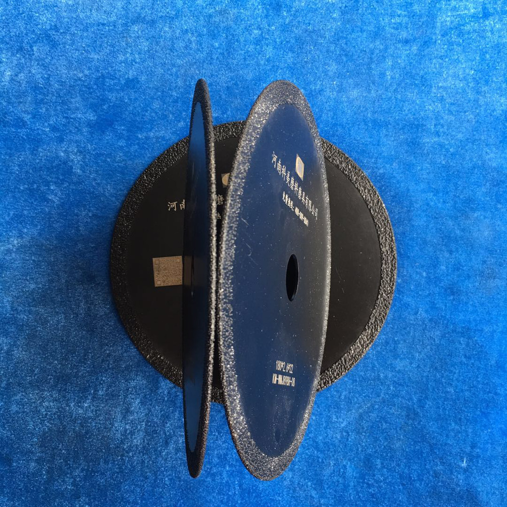 黑色钎焊切割片  科美定做钎焊金刚石/CBN切割片锯片 铸铁钢件石材专用切割砂轮片