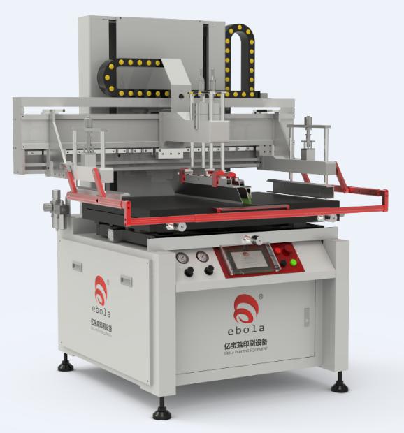 FPC柔性线路防焊丝印机亿宝莱6080dc文字图案印刷机全伺服电动丝印机图片