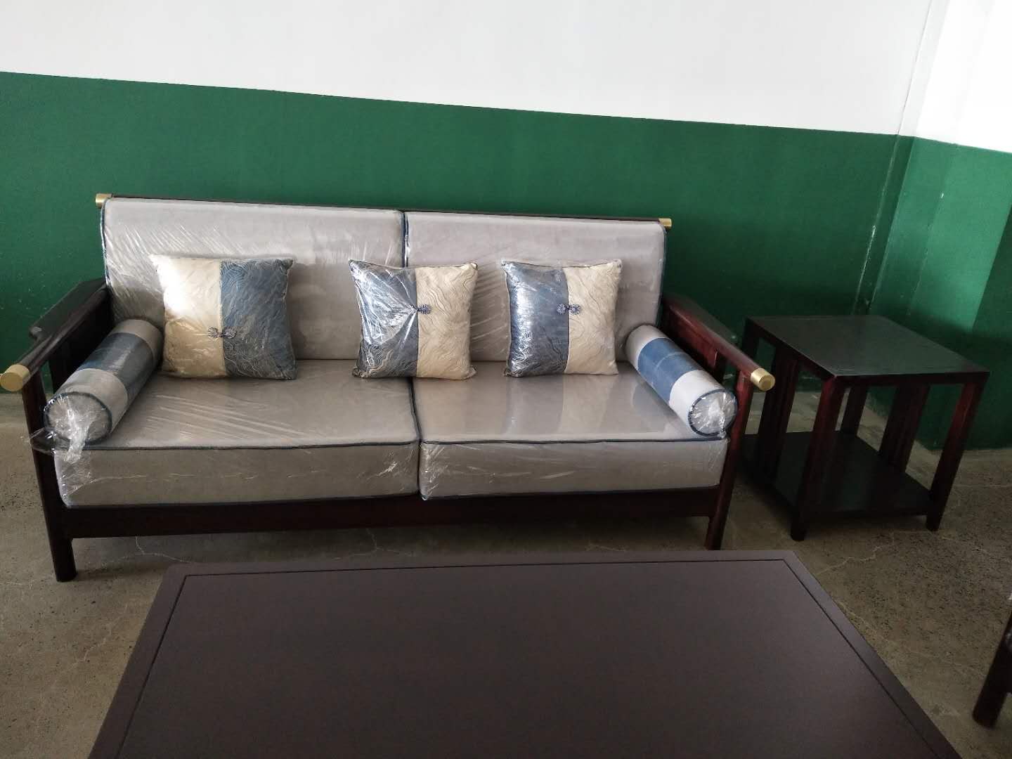 橡胶木-新中式沙发