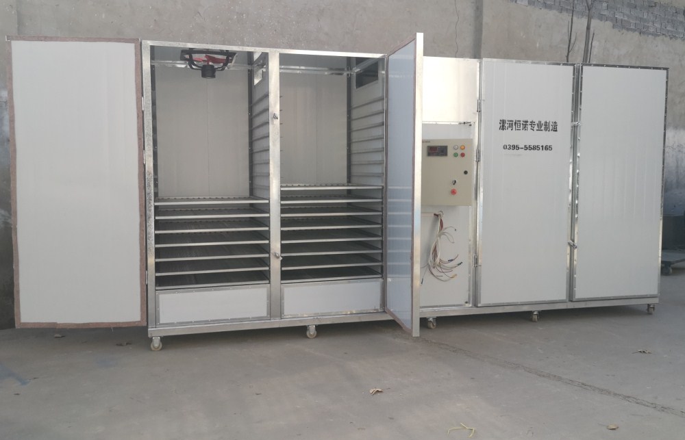 漯河市自动脱水烘干机厂家HNHGJ-D4型电加热型箱式自动脱水烘干机、4箱全自动电加热烘干机价格
