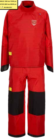 3000公斤瑞典TST工业水刀防护服超高压水射流清洗防护服