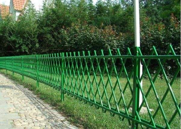 不锈钢仿竹护栏 绿色新农村建设护栏 定制景区绿化竹节围栏  景区仿竹护栏