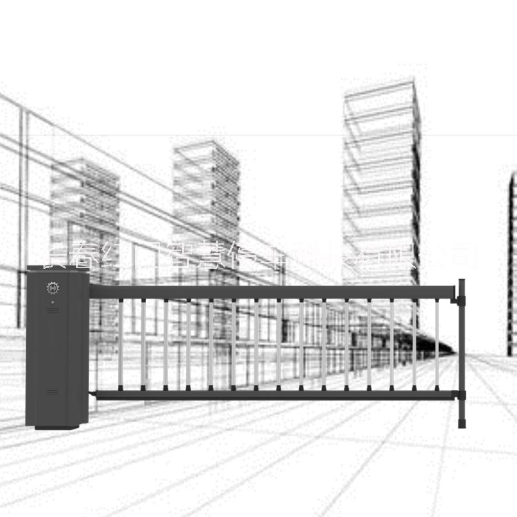 停车场设备 红门栅栏杆道闸