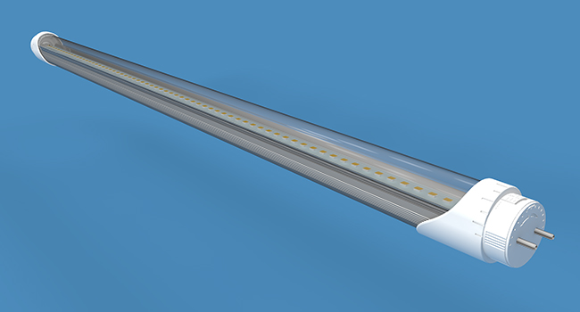 珠海T5灯管外壳 LED日光灯管套件 湛江PC双色管 联臻厂家直销 T5灯管套件