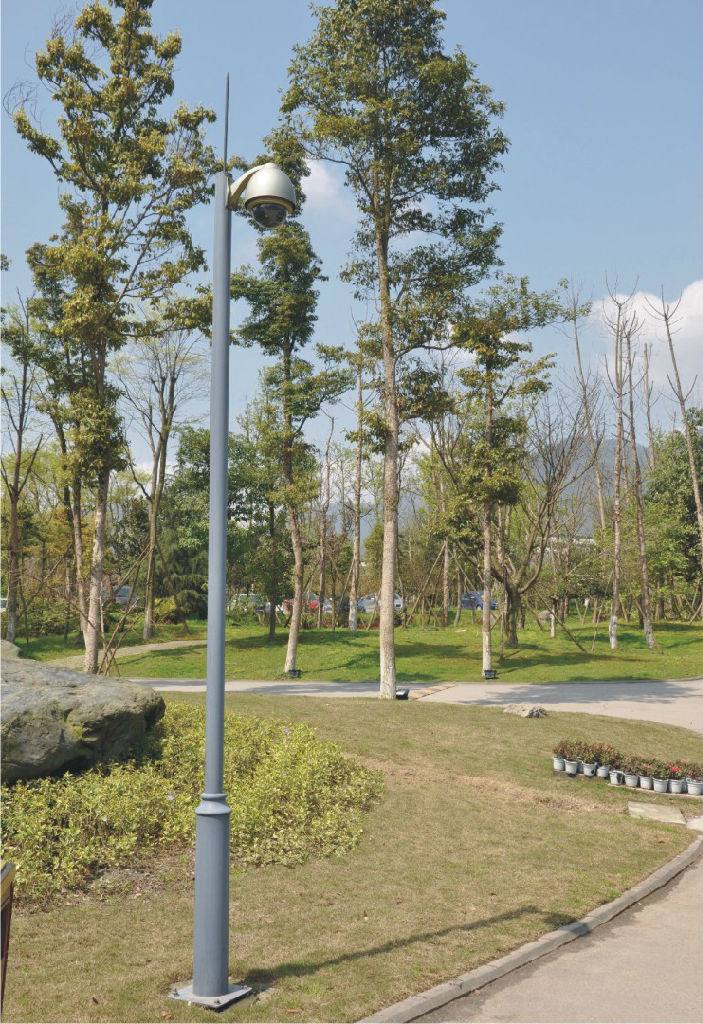 河北厂家供应吕梁监控杆灯杆监控立杆镀锌管立杆3米3.5米4米4.5米5米