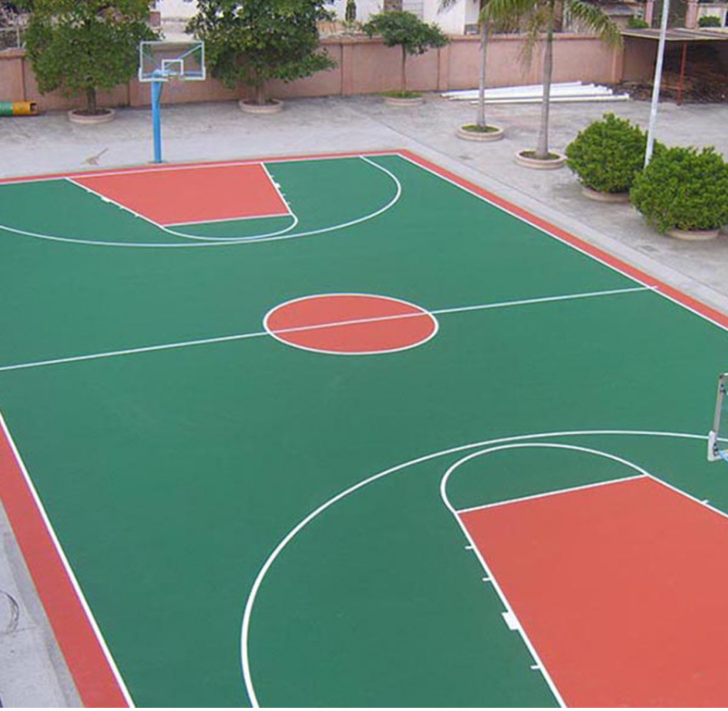 球场地坪漆室外运动场涂料水泥地面篮球场材料水性地坪漆
