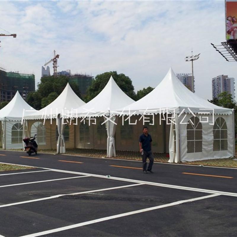 广州展览帐篷搭建 欧式尖顶篷房出租
