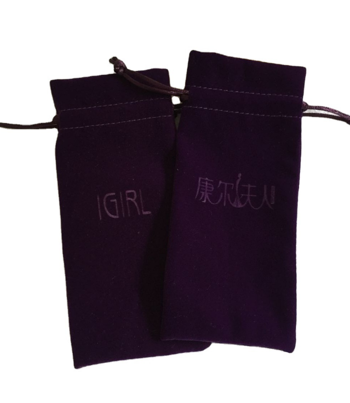 厂家生产绒布束定制布袋 单拉双拉束口袋的定制 尺寸LOGO可自定